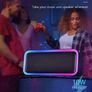 RGB Lights Bluetooth Speaker, 10W Small Portable Wireless Bluetooth Speaker w/HD Stereo, IPX5 Waterproof, 18H Playtime, Mic, TF Card, Mini Speakers for Home Garden Party Camping Travel (FREE POSTAGE) Image 6