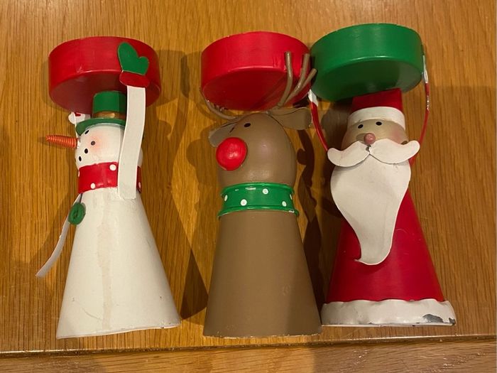 Christmas night Light Holders (3)