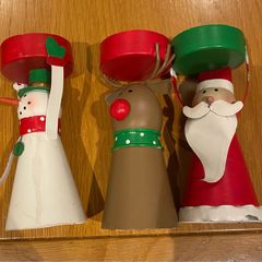 Christmas night Light Holders (3)