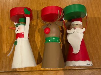 Christmas night Light Holders (3)