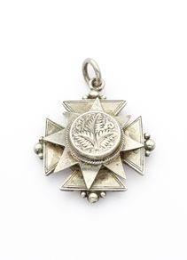 Antique Silver Fob Pendant