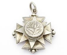Antique Silver Fob Pendant