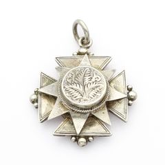 Antique Silver Fob Pendant