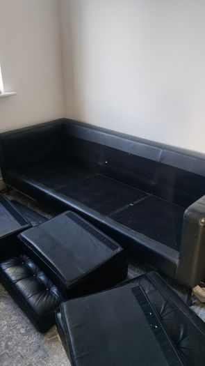 leather couch