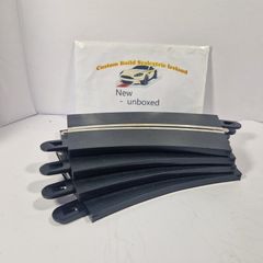 Scalextric C7017: 4x New Radius 3 Single Lane Track Curves (digital pit lane. R3)