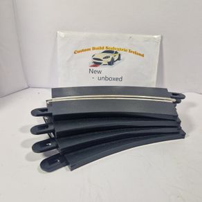 Scalextric C7017: 4x New Radius 3 Single Lane Track Curves (digital pit lane. R3)