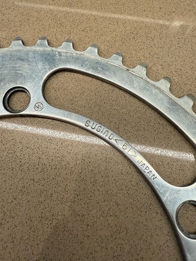 Sugino Mighty Competition NJS 51T Chainring 144 BCD