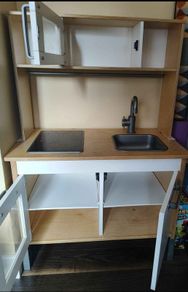IKEA kitchen with accessories