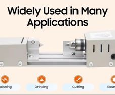 96W Mini Wood Lathe Machine,