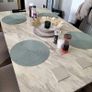 Marble table and chairs Image 2