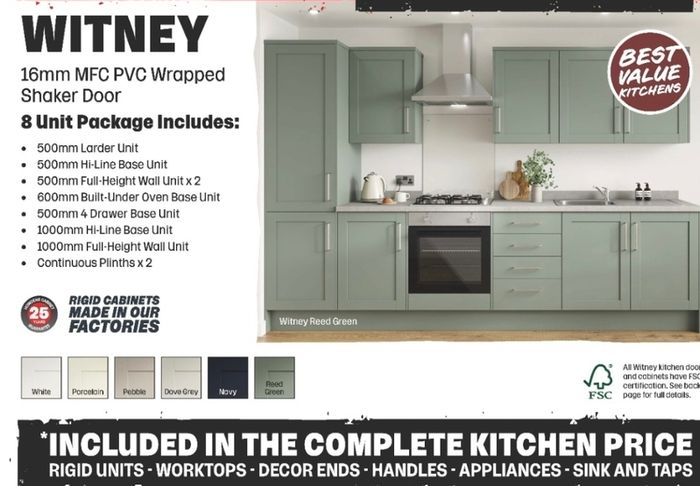 complete kitchen