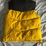 Pull&Bear Black & Mustard Yellow Puffer Gilet / Bodywarmer Image 3