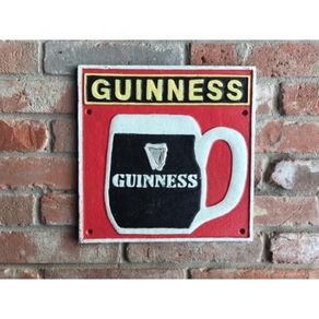 Guinness Pint Large Cast Iron