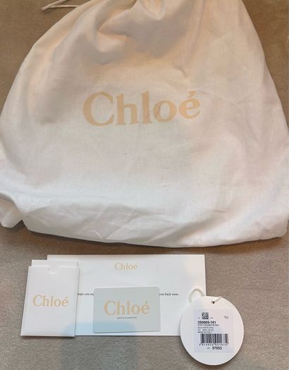 Authentic Chloe Marcie black lambskin leather bag