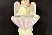 Antique Angel holy water font