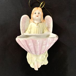 Antique Angel holy water font