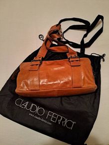 Claudio Ferrici Handbag - Tan Medium