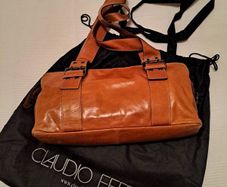 Claudio Ferrici Handbag - Tan Medium