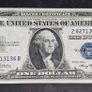 1935 A 1 one dollar Silver Certificate Washington note UNC Image 2