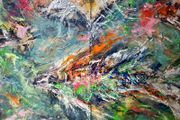 ArtH2O 2025 Breaking the Current Diptych Abstract