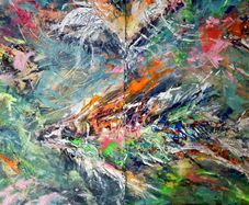 ArtH2O 2025 Breaking the Current Diptych Abstract