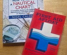 Nautical Book Lot (2) How to Read a Nautical Chart Nigel Calder + Advanced Aid Afloat