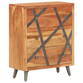 Sideboard 60x30x75 cm Solid Acacia Wood