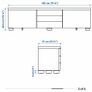 tv stand with drawers Image 7