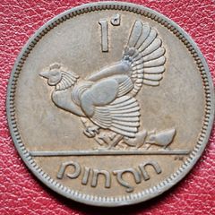 Ireland 1949  Penny coin