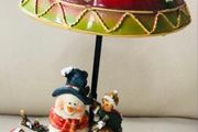 Christmas Snowman Tea light