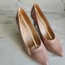 Gabor ladies medium heel nude pink shiny court shoes size UK 4.5 EU 37.5 new & boxed Image 6