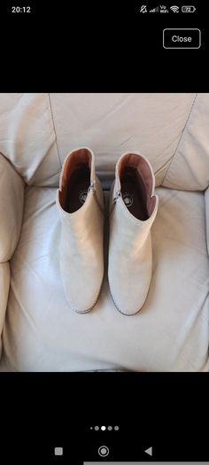 River Island suede beige boots
