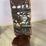 African Wooden Carved Seat Image 4