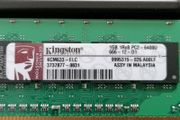 Kingston Technology 1 GB DDR2 Cl6 DIMM Memory