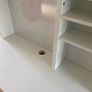 White ikea Micke Desk, very good condition and cleaned (non smoking house) Image 8