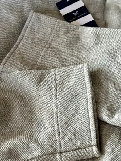 Crew Clothing Padstow Pique 1/4 Zip Sweatshirt