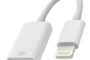 Genuine Lightning to Jack Cable Adapter USB iPhone Certified Apple MFI USB A OTG Camera Socket