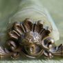 Vintage Green Onyx and Bronze 7" x 5" x 2" Image 2