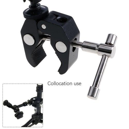 1/4 - 3/8 Thread Super Clamp Crab Plier Clip