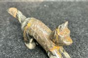 Small Carved Stone Cat