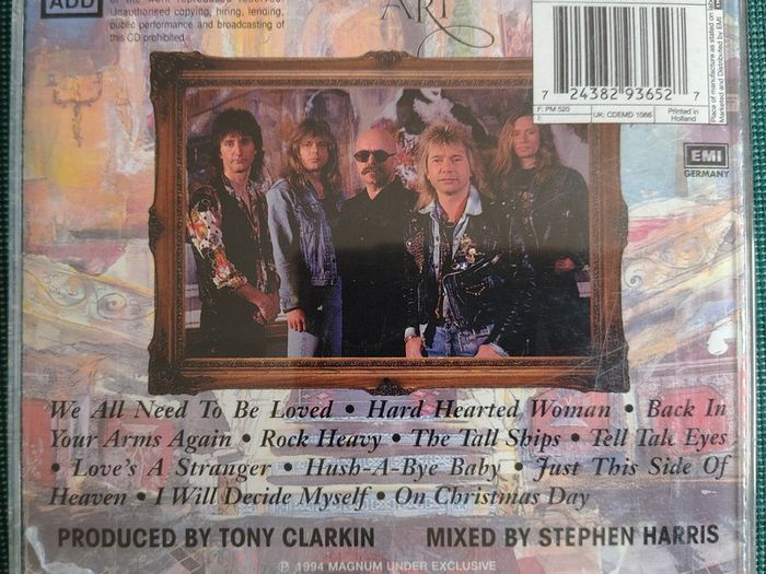 Magnum - Rock Art CD (1994) AOR Hard Rock EX+ Hard To Find