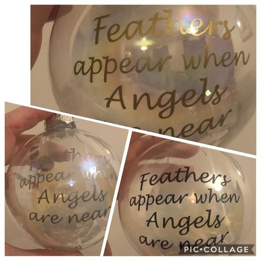 Personalised Glass Christmas baubles