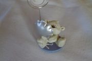 Teddy Statue Picture/Note Holder for Sale