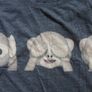 Three wise monkeys- Grey Top  Size 8 Image 2