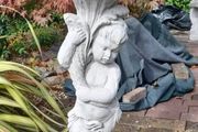 Garden Bench + Angel Bird Bath + Buddha - All 3 for Only 200