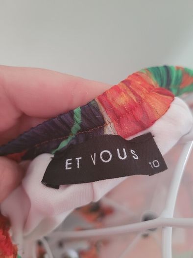 et vous tropical maxi skirt