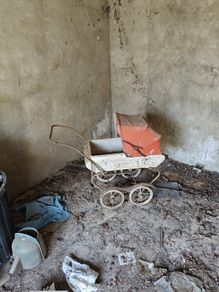 antique pram