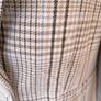 Women's Coat Grey Check Reduced Nwt Size 10 Image 4