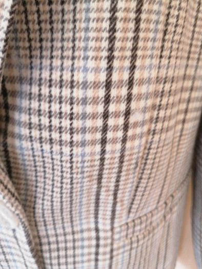 Women's Coat Grey Check Reduced Nwt Size 10