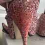 No. 21 pink glitter mules - sz 6.5 Image 4